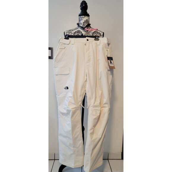 THE NORTH FACE WOMEN'S FREEDOM STRETCH INSULATED SKI SNOWBOARD 1X/REGULAR WHITE - Picture 1 of 16